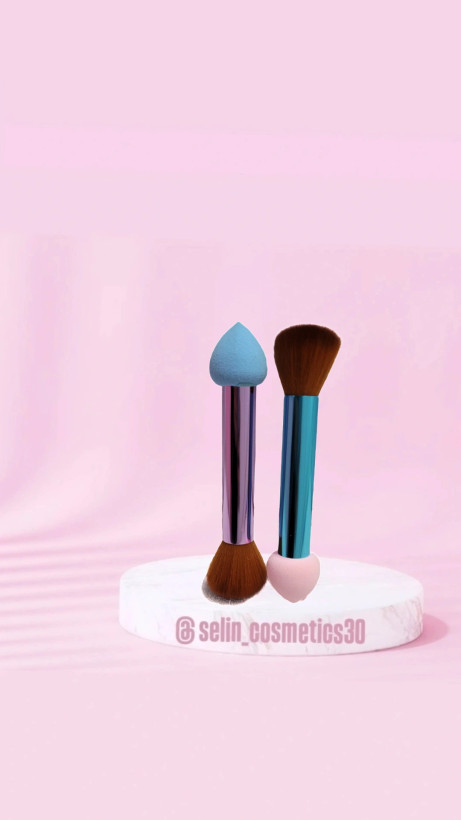 براش رژگونه و بیوتی بلندر دوطرفه جعبه دار