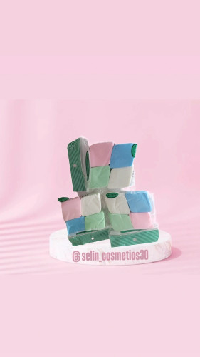 پد آرایشی 4 تکه لوزی از برند میکاپ